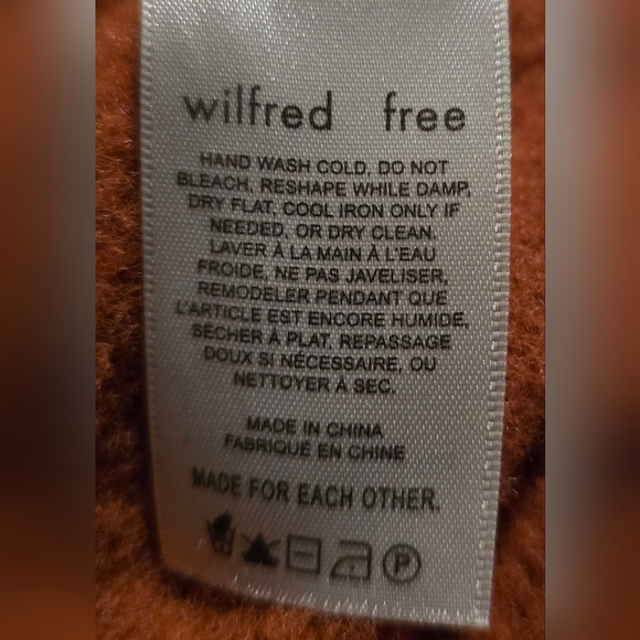 WILFRED FREE Burnt Orange Sweater - Picture 4 of 4